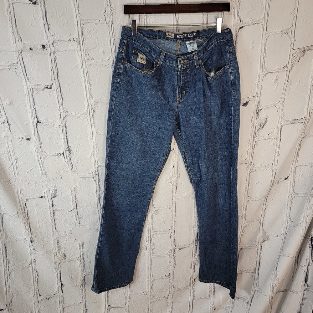 Cruel GIRL Extra Long Bootcut Jeans Medium Wash Boot Cut Denim High Rise 15 XL‎